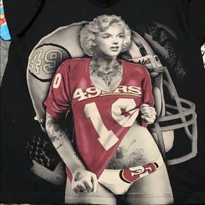 Vintage 49ers with Marilyn Monroe